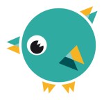 Word Bird character_teal