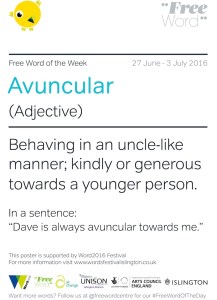 Avuncular (repeat)